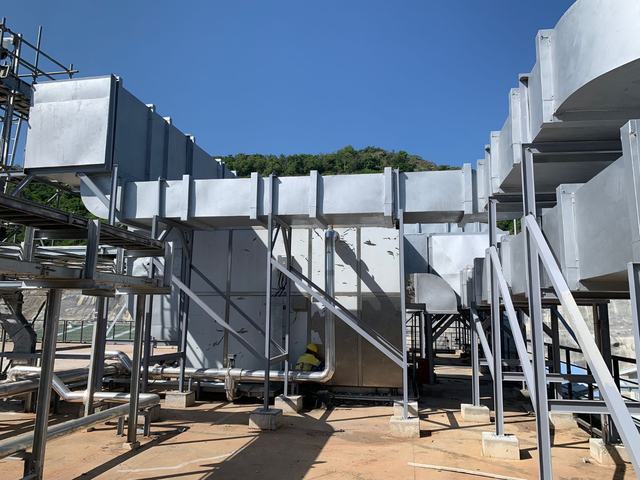 PT. Winner HVAC Services HVAC-R project photograph 010 — marine duct fabrication and installation