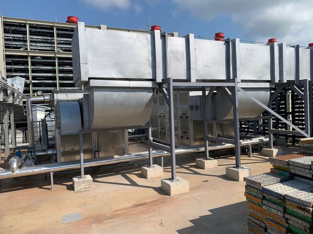 PT. Winner HVAC Services HVAC-R project photograph 013 — marine duct fabrication and installation