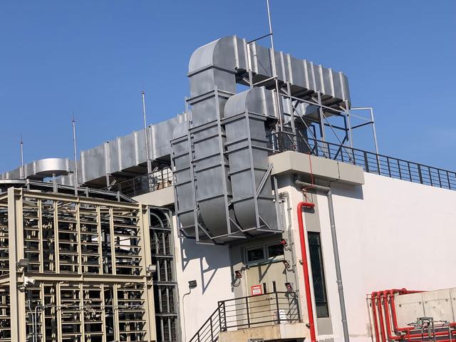 PT. Winner HVAC Services HVAC-R project photograph 015 — marine duct fabrication and installation