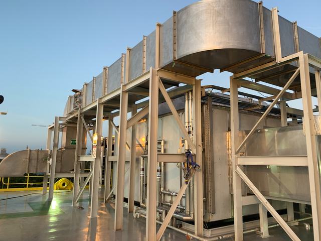 PT. Winner HVAC Services HVAC-R project photograph 033 — marine duct fabrication and installation