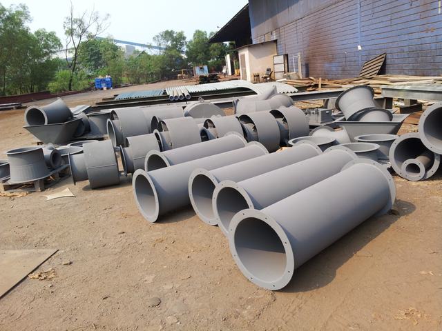 PT. Winner HVAC Services HVAC-R project photograph 045 — marine duct fabrication and installation
