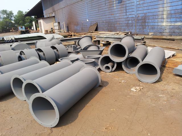 PT. Winner HVAC Services HVAC-R project photograph 048 — marine duct fabrication and installation