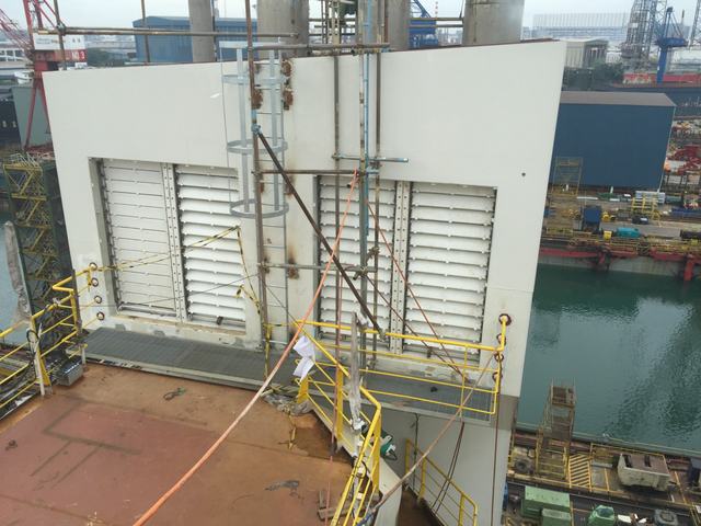 PT. Winner HVAC Services HVAC-R project photograph 060 — marine duct fabrication and installation