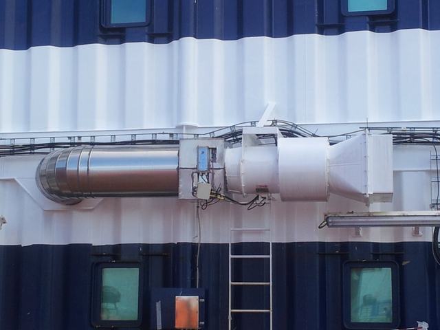 PT. Winner HVAC Services HVAC-R project photograph 067 — marine duct fabrication and installation