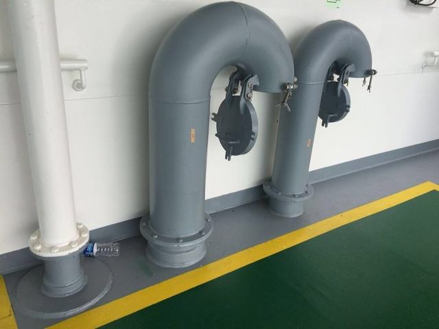 PT. Winner HVAC Services HVAC-R project photograph 077 — marine duct fabrication and installation