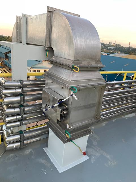 PT. Winner HVAC Services HVAC-R project photograph 078 — marine duct fabrication and installation
