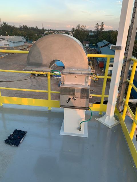 PT. Winner HVAC Services HVAC-R project photograph 082 — marine duct fabrication and installation