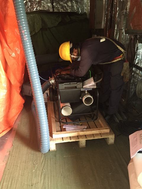 PT. Winner HVAC marine HVAC installation in progress